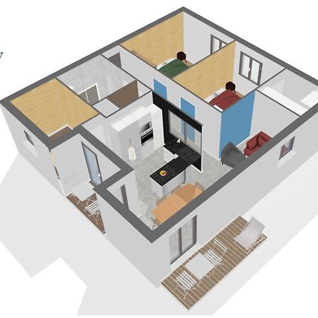 Homey Montaigne - New - A 1 Min A Pied Du Lac D'Annecy - 2 Balcons Prives - Appartement Avec 2 Chambres - Stationnement Gratuit Toute L'Annee Sauf En Ete - Juin A Aout מראה חיצוני תמונה