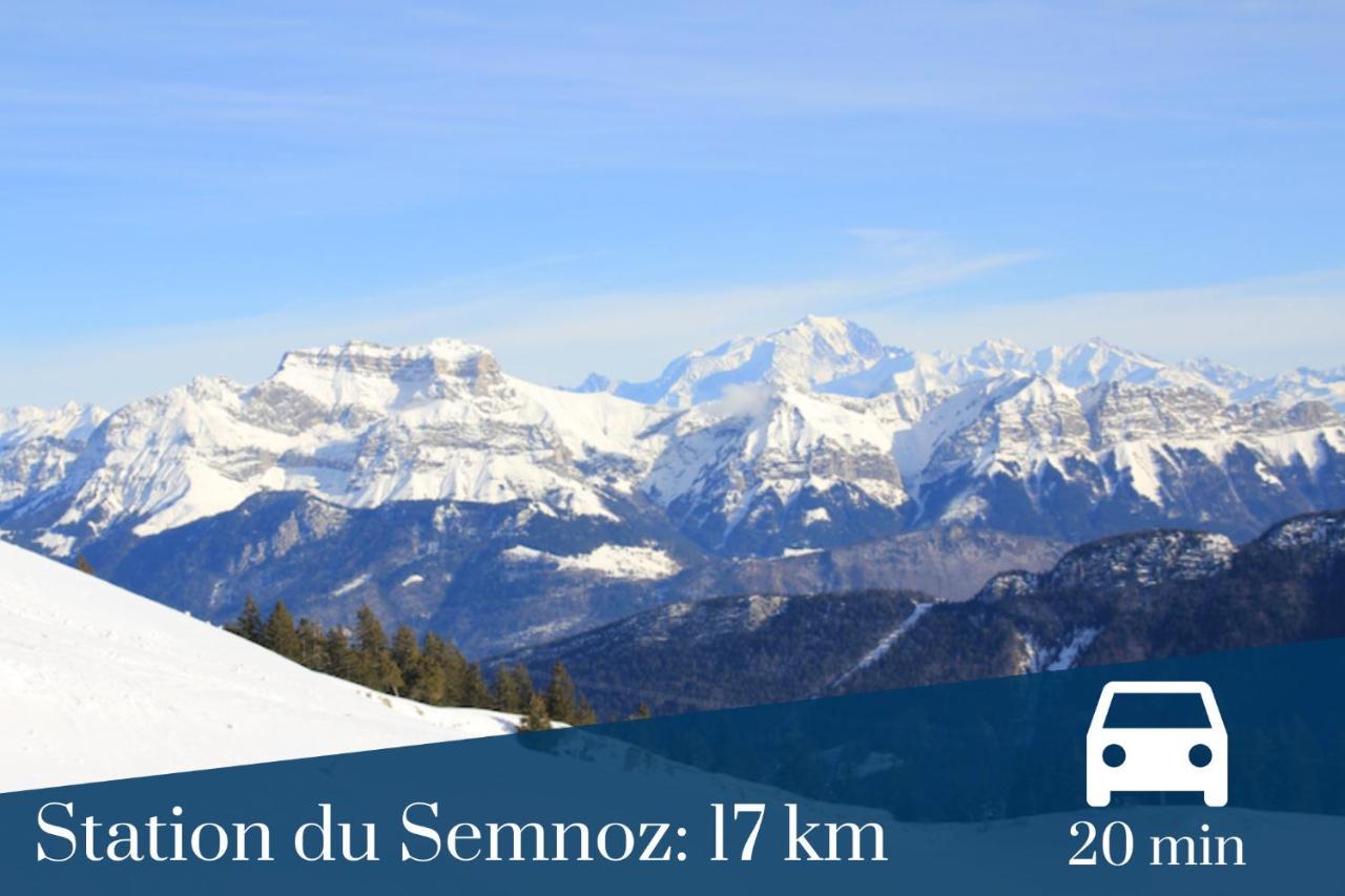 Homey Montaigne - New - A 1 Min A Pied Du Lac D'Annecy - 2 Balcons Prives - Appartement Avec 2 Chambres - Stationnement Gratuit Toute L'Annee Sauf En Ete - Juin A Aout מראה חיצוני תמונה